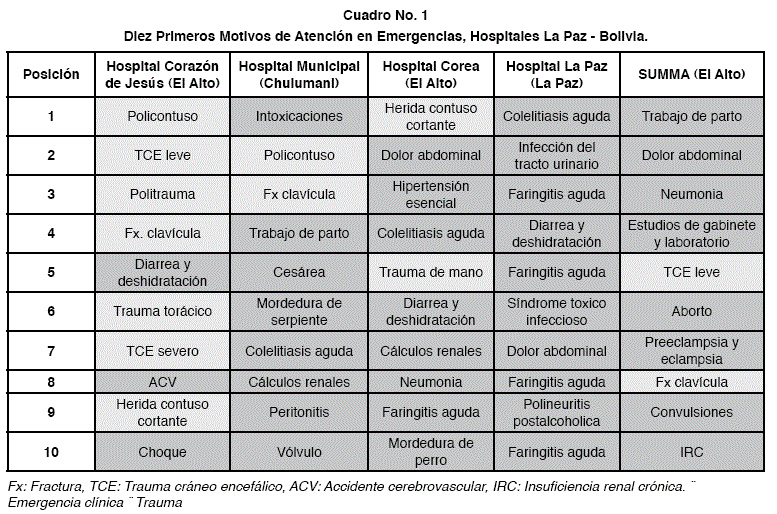 Cuadernos Hospital De Cl Nicas Statement Of Care In Emergency Rooms